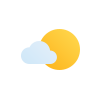 Predomínio de Sol Previsão para 28 DE